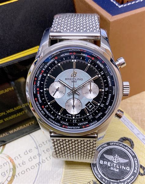 breitling transocean chronograph unitime|Breitling Transocean chronograph review.